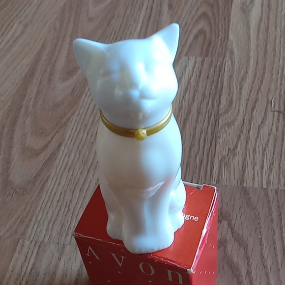 Avon 80s pretty cat decanter n.i.b. - Picture 15 of 16
